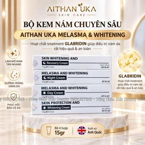 BỘ KEM NÁM CHUYÊN SÂU AITHAN MELASMA AND WHITENING...