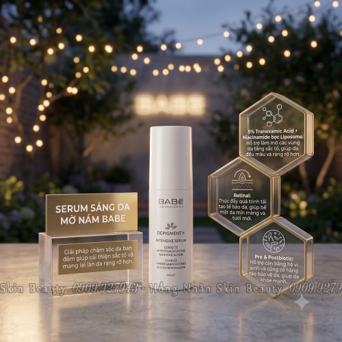 SERUM SÁNG DA MỜ THÂM NÁM BABE - Babe Depigment...