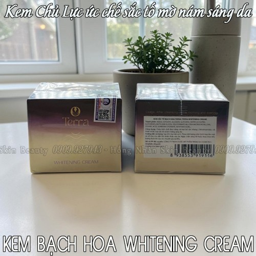 KEM SẮC TỐ BẠCH HOA TERRA (WHITENING CREAM)