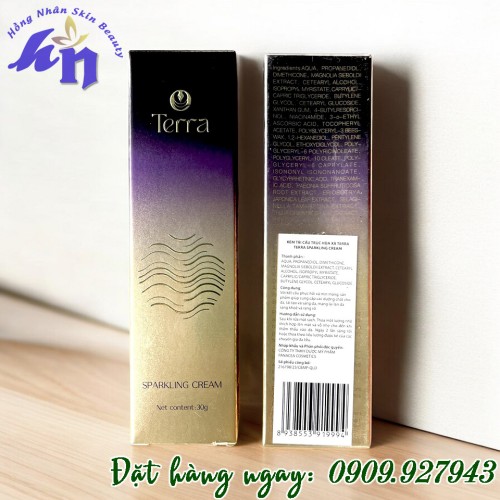 KEM TÁI CẤU TRÚC HOA XÀ TERRA (Sparkling Cream)