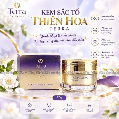KEM SẮC TỐ THIÊN HOA TERRA (TERRA COLOR  CONTROL CREAM)